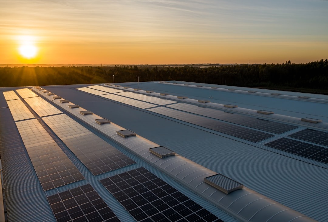 Dach Industrie Photovoltaikanlage